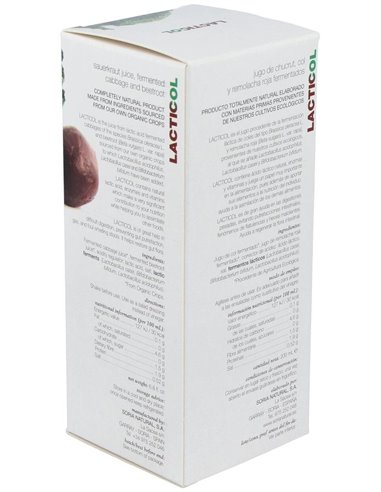 Lacticol Ecologico Jugo De Chucrut 200Ml de Soria Natural