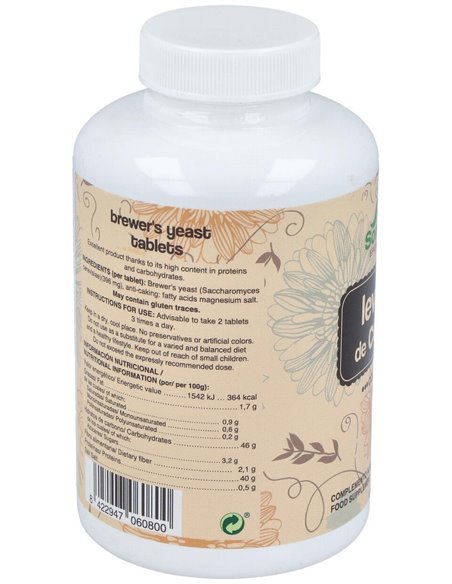 Levadura De Cerveza 500Comp. de Soria Natural