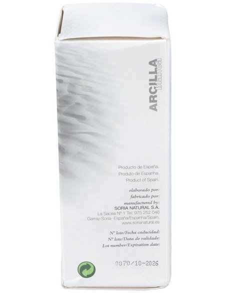 Arcilla Blanca 250Gr. de Soria Natural