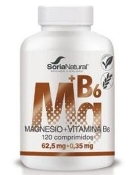 Magnesio+Vit B6 Liberacion Sostenida 1550Mg 120Com de Soria Natural