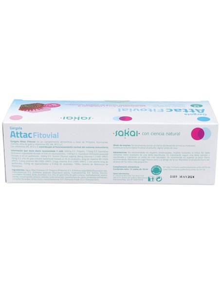Gargola Fitovial Attac 12Viales de Sakai
