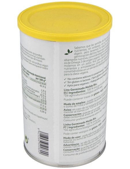 Semillas De Lino Germinado Molido 500Gr. de Granovita