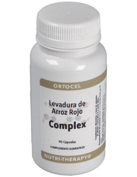 Levadura De Arroz Rojo Complex 90Cap. de Ortocel Nutri-Therapy