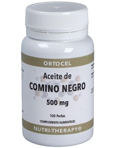 Aceite De Comino Negro 500Mg. 100Perlas de Ortocel Nutri-Therapy