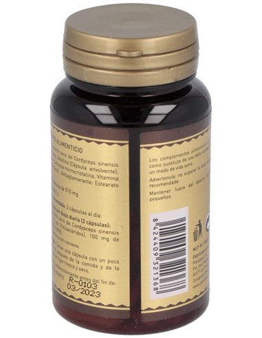 Cordypol Cordyceps + Vit C 60Cap. de Plantapol