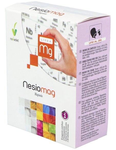 Nesiomag Envase de 18 sticks monodosis de 2 g. de Novadiet