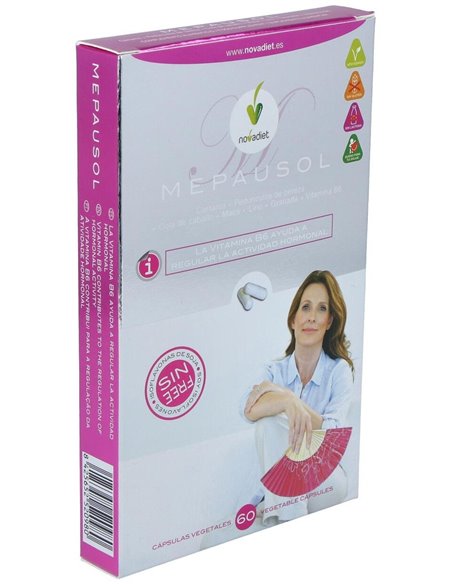 Mepausol Envase de 60 cápsulas vegetales. de Novadiet