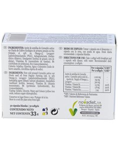 Cannalges Envase de 30 cápsulas blandas. de Novadiet
