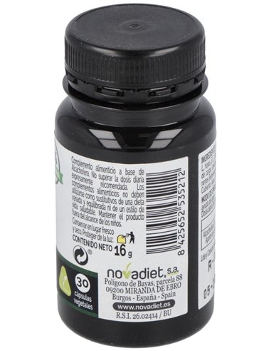 Alcachofera Envase de 30 cápsulas vegetales. de Novadiet