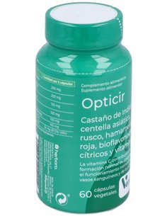 Opticir Castaño-Centella-Ruscus-Vid-Hamameli 60Cap de Herbora
