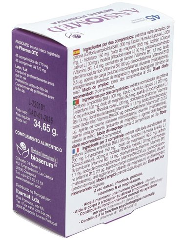 Ansiomed Mente Positiva 45 Comprimidos Bioserum