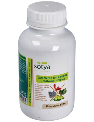 Cafe Verde+Garcinia+Chitosan+Cromo 90Cap de Sotya
