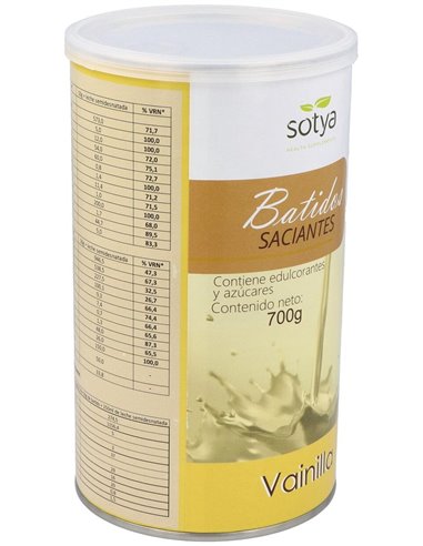 Batidos Saciantes 700G Polvo Sabor Vainilla de Sotya