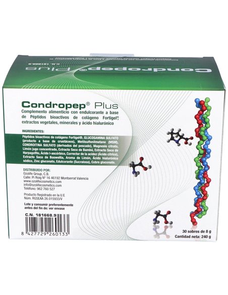 Condropep Plus 30Sbrs. de Ozolife Biocosmetica Y Nutricion