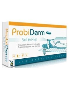 Probiderm Sol Y Piel 40 Capsulas de Tegor
