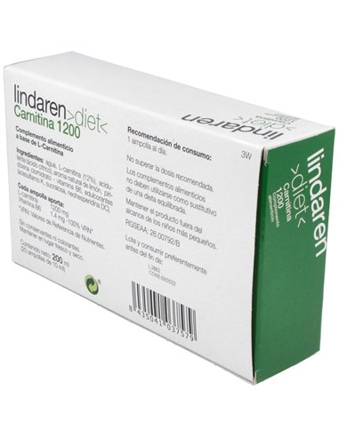 Carnitina 1200 Lindaren20X10Ml de Artesania