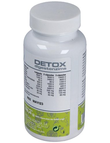 Digestenzims Detox Plant 60Cap de Artesania