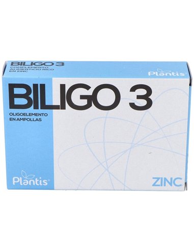 Biligo-3 Zn 20 Ampollas X 2 Ml de Artesania