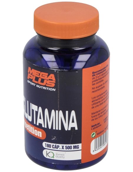 L-Glutamina 180Cap. de Mega Plus