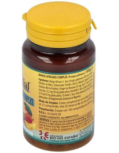 Mango Africano Complex 200Mg. 100Comp. de Nature Essential