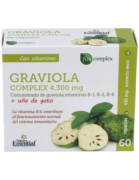 Graviola Complex 4300Mg. 60Cap. de Nature Essential