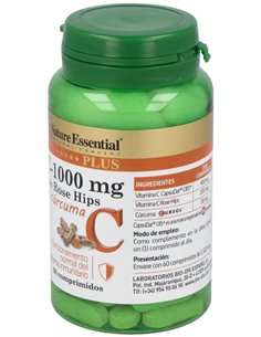 Vit. C+Rose Hips+Curcuma 60Comp. de Nature Essential