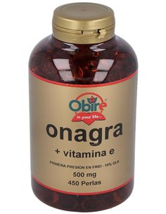 Aceite De Onagra 500Mg. 450Perlas de Obire