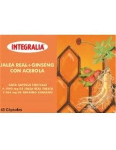 Jalea Real+Ginseng Con Acerola 45Cap. de Integralia