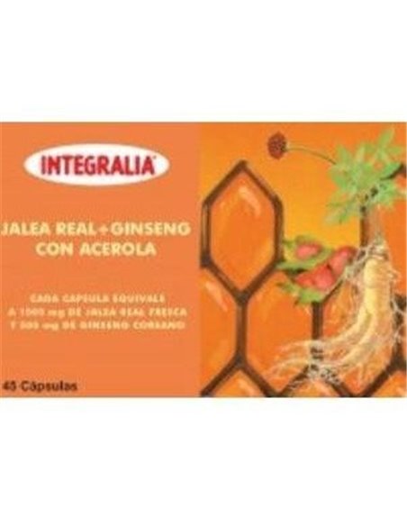 Jalea Real+Ginseng Con Acerola 45Cap. de Integralia