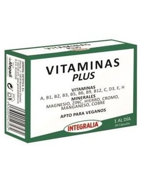 Vitaminas Plus 30Cap. de Integralia