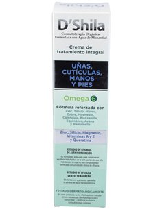 Crema Manos Y Uñas Omega-6 Con Dosificador 250Ml. de Dshila