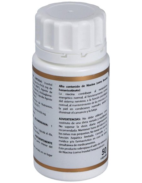 Holovit Niacina No Ruborizante 500Mg. 50Cap. de Equisalud