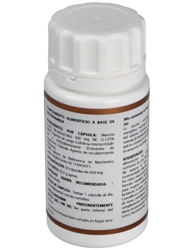 Holovit Nicotinamida 500Mg. 50Cap. de Equisalud