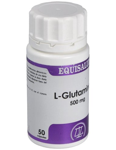Holomega L-Glutamina 50Cap. de Equisalud