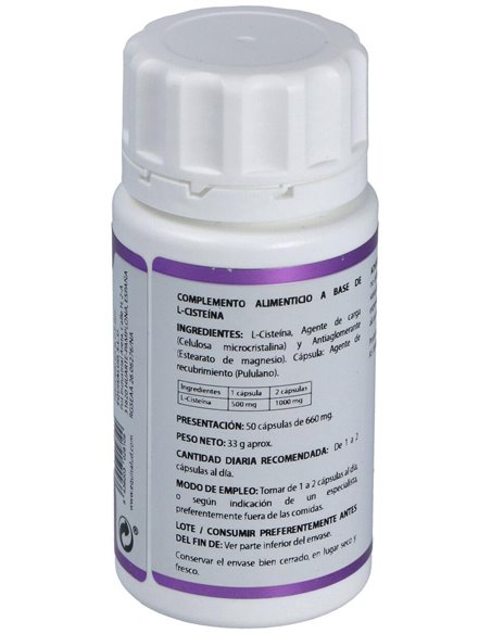 Holomega L-Cisteina 50Cap. de Equisalud