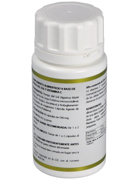 Holofungi Hongo Del Sol 50Cap. de Equisalud