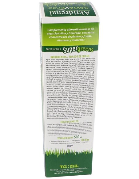 Aktidrenal Savia Verde 500Ml. Lineabel de Tongil