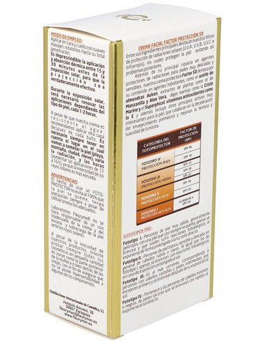 Crema Solar Facial Spf-50 Tubo de Fleurymer