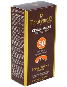 Crema Solar Facial Spf-50 Montaña 80Ml. de Fleurymer