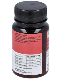 Homocisbin B6 + B12 + Acido Folico Metiladas 60Cap de Enzime - Sabinco