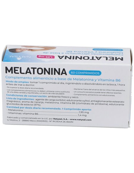 Melatonina 60Comp. de Natysal
