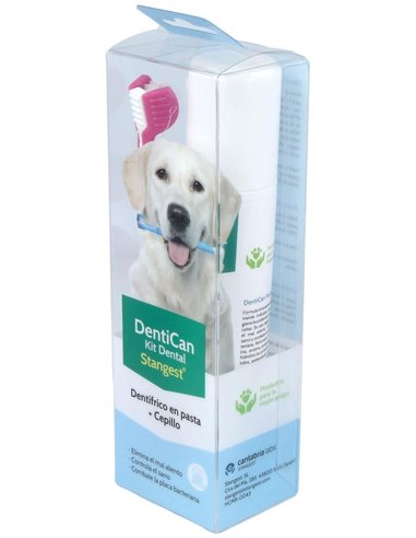Kit Dental Cepillo+Pasta Perros 100Gr. de Stangest Vet