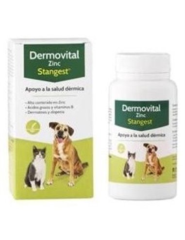 Dermovital Zinc Perros Y Gatos 60Comp. de Stangest Vet