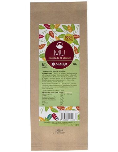 Te Mu Infusion 8Sbrs. de Mimasa