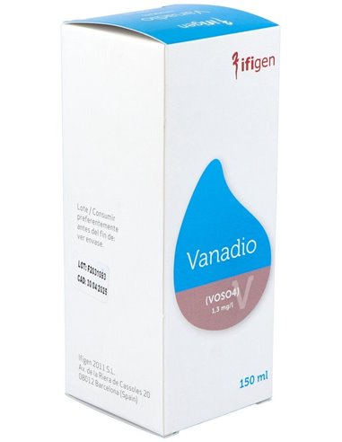 Vanadio (V) Oligoelementos 150Ml. de Ifigen