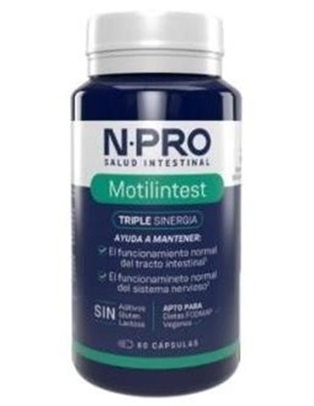 Npro Motilintest 60Cap. de Npro