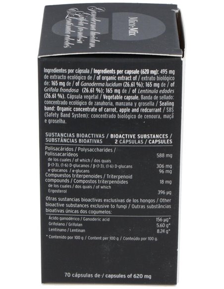 Mico Mix 70 capsulas de Hifas da Terra