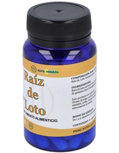 Raiz De Loto 60Cap. de Alfa Herbal