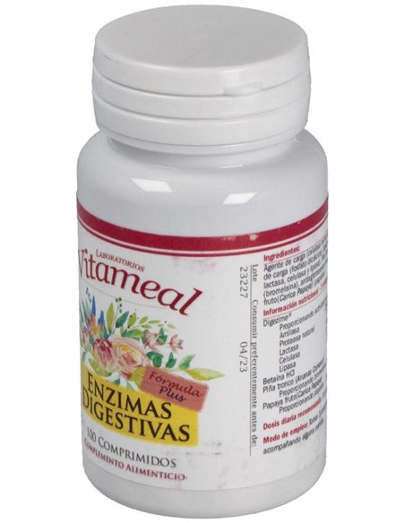 Enzimas Digestivas Plus 100Comp. de Vitameal