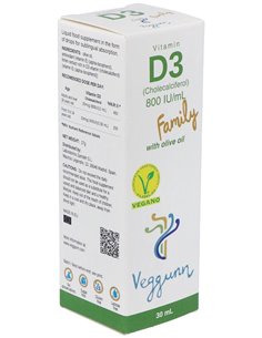 Vitamina D3 Family 30Ml. de Veggunn